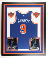 RJ Barrett Signed Custom Framed Jersey Display with Photos (Fanatics) at PristineAuction.com