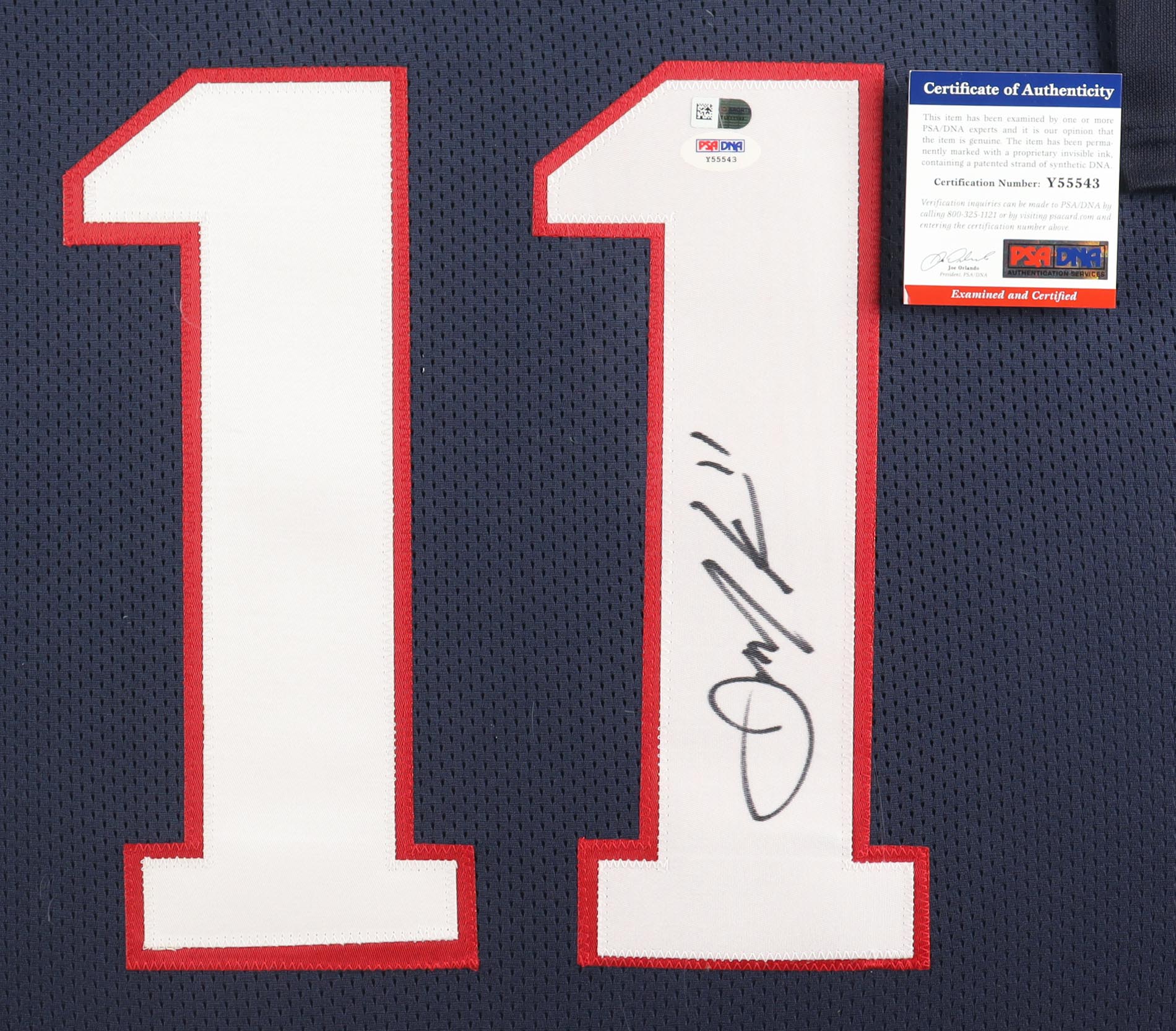 Julian Edelman Signed Custom Framed Jersey Display with Photos (PSA & Sports Memorabilia) at PristineAuction.com Julian Edelman Signed Custom Framed Jersey Display with Photos (PSA & Sports Memorabilia) at PristineAuction.com