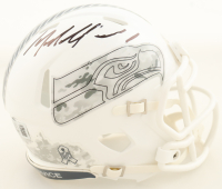 Mike Macdonald Signed Seahawks Salute to Service Alternate Speed Mini Helmet (Beckett) at PristineAuction.com