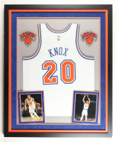Kevin Knox II Signed Custom Framed Jersey Display with Photos (Fanatics) at PristineAuction.com