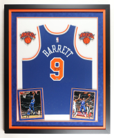 RJ Barrett Signed Custom Framed Jersey Display with Photos (Fanatics) at PristineAuction.com