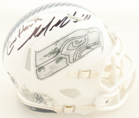 Mike Macdonald Signed Seahawks Salute to Service Alternate Speed Mini Helmet Inscribed "Go Hawks" (Beckett) at PristineAuction.com
