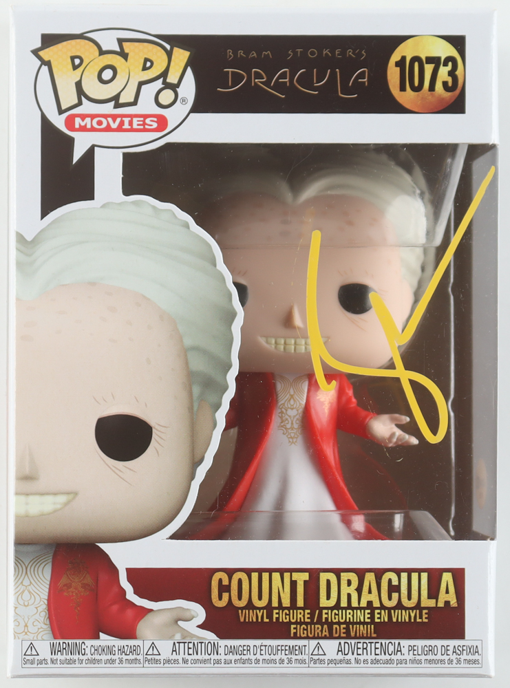 Gary Oldman Signed "Bram Stoker's Dracula" #1073 Count Dracula Funko Pop! Vinyl Figure (ACOA) at PristineAuction.com Gary Oldman Signed "Bram Stoker's Dracula" #1073 Count Dracula Funko Pop! Vinyl Figure (ACOA) at PristineAuction.com