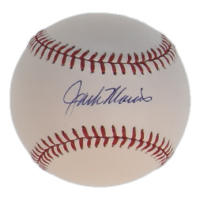 Jack Morris Signed OML Baseball (MLB) at PristineAuction.com