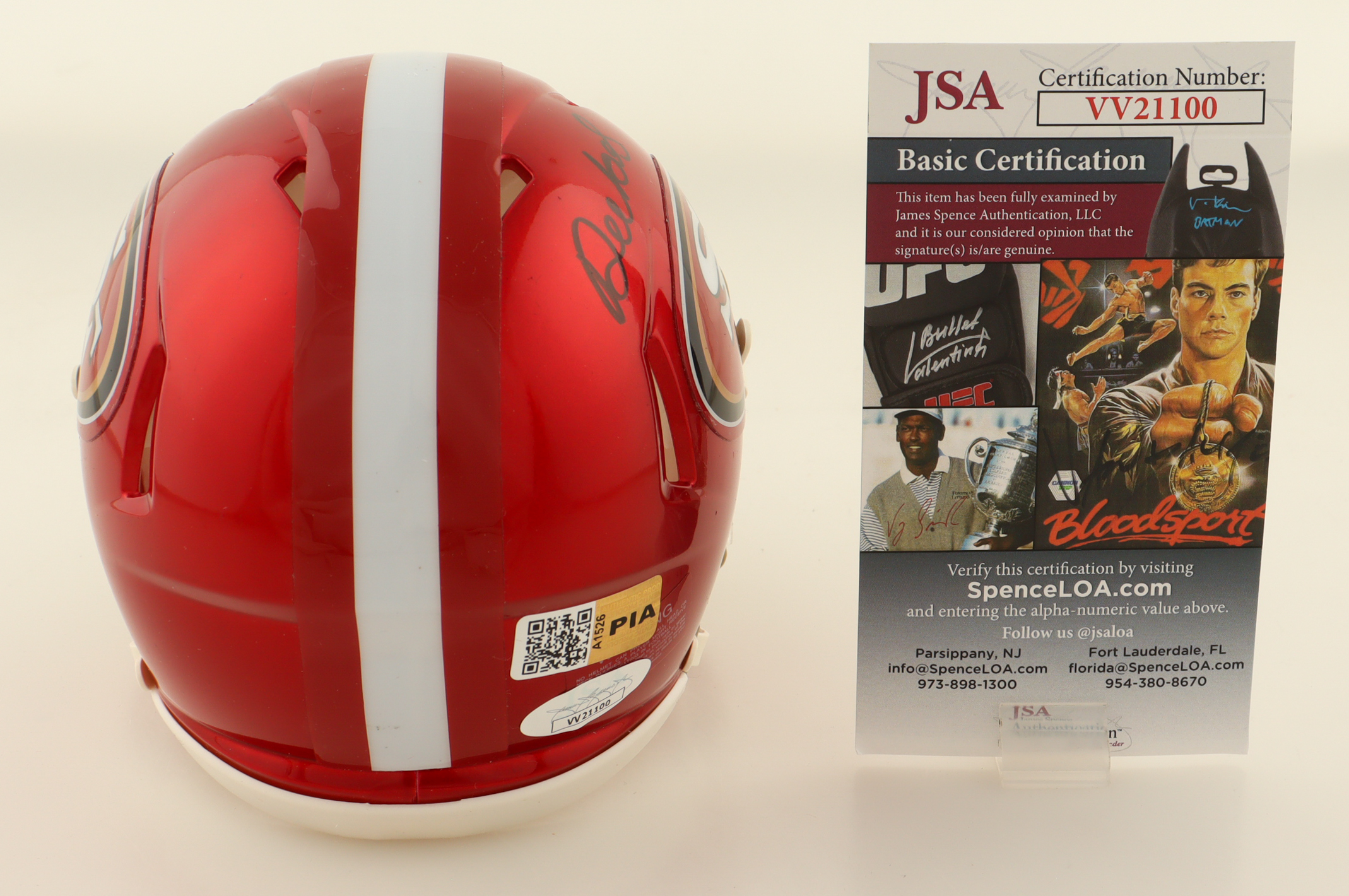 Deebo Samuel Signed 49ers Flash Alternate Speed Mini Helmet (JSA & PIA) at PristineAuction.com Deebo Samuel Signed 49ers Flash Alternate Speed Mini Helmet (JSA & PIA) at PristineAuction.com