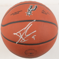 Tony Parker Signed NBA Spurs Logo Basketball (Beckett) at PristineAuction.com