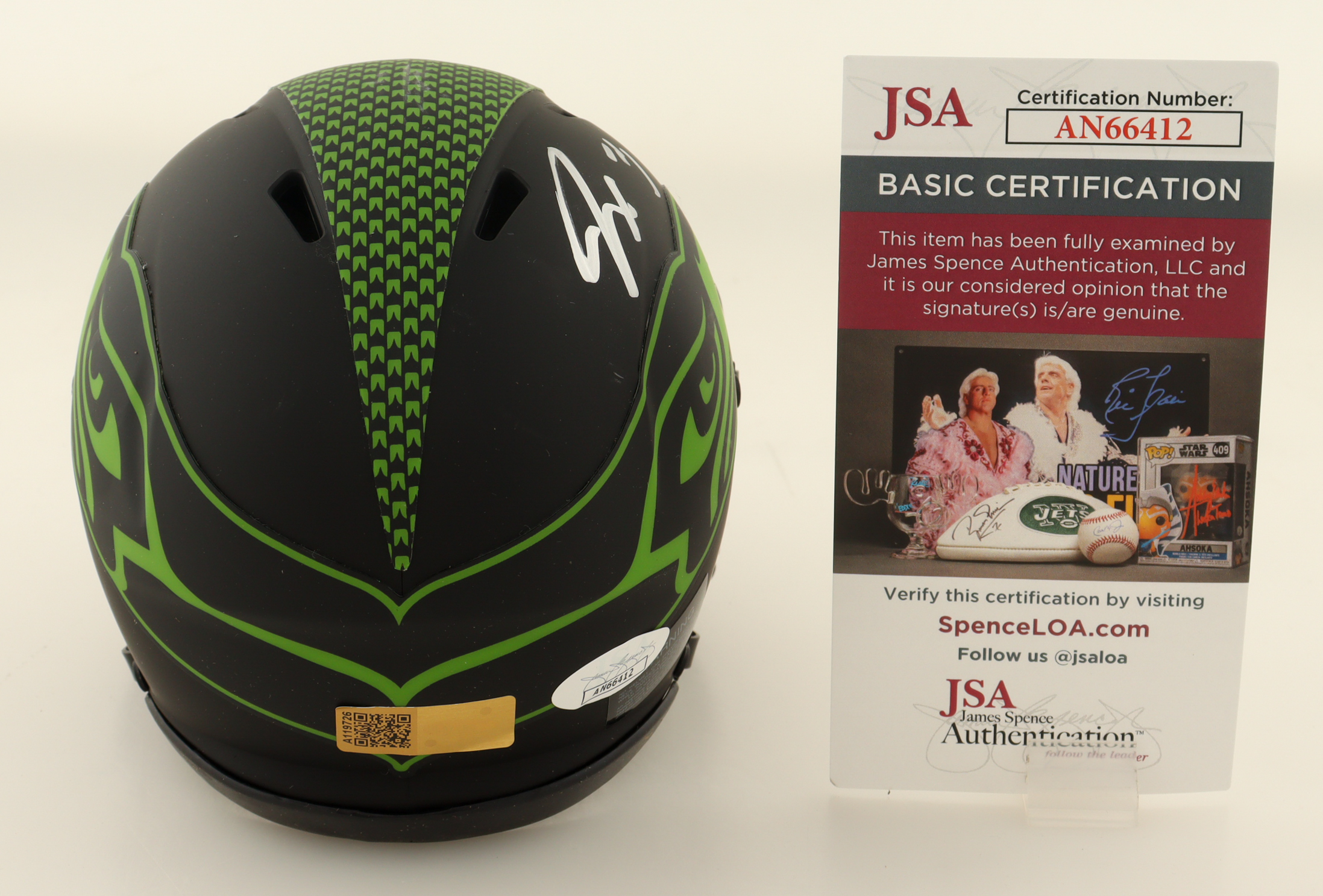 Jaxon Smith-Njigba Signed Seahawks Eclipse Alternate Speed Mini Helmet (JSA) at PristineAuction.com Jaxon Smith-Njigba Signed Seahawks Eclipse Alternate Speed Mini Helmet (JSA) at PristineAuction.com