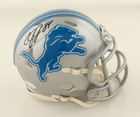 Calvin Johnson Signed Lions Speed Mini Helmet (JSA) at PristineAuction.com