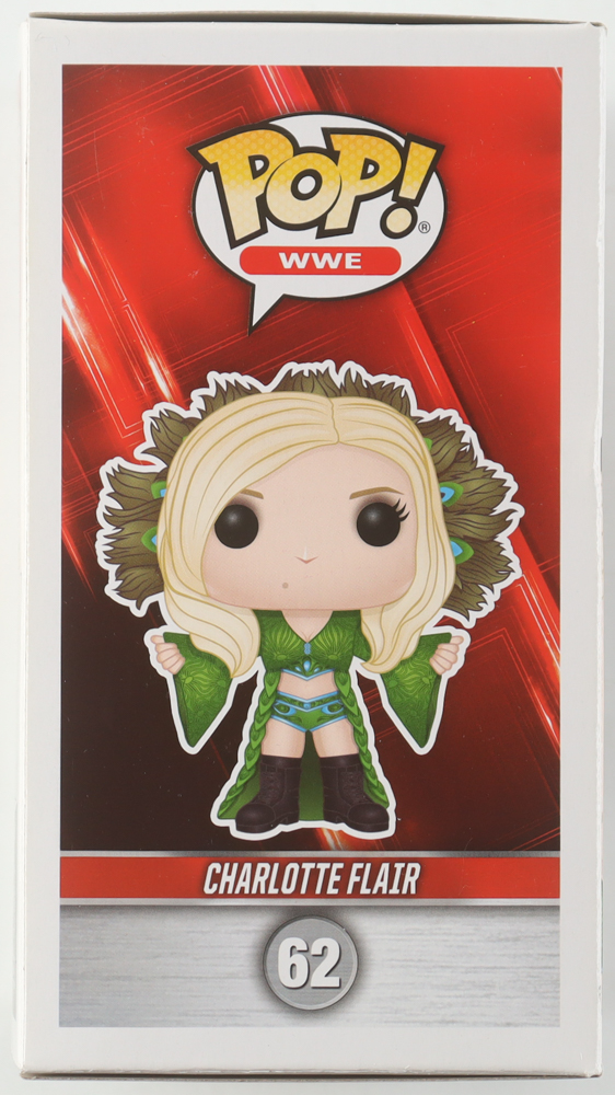 Charlotte Flair Signed "WWE" #62 Funko Pop! Vinyl Figure (PSA) at PristineAuction.com Charlotte Flair Signed "WWE" #62 Funko Pop! Vinyl Figure (PSA) at PristineAuction.com