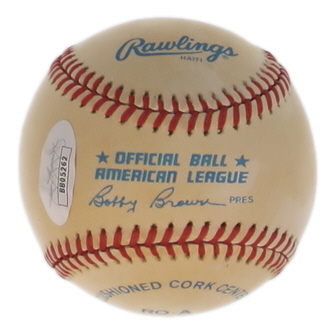 Mickey Mantle Signed OAL Baseball (JSA) at PristineAuction.com Mickey Mantle Signed OAL Baseball (JSA) at PristineAuction.com