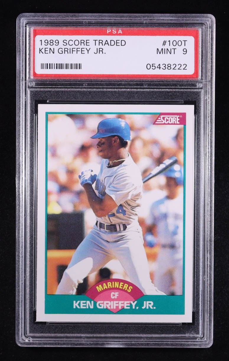 Ken Griffey Jr. 1989 Score/Traded #100T RC (PSA 9) at PristineAuction.com Ken Griffey Jr. 1989 Score/Traded #100T RC (PSA 9) at PristineAuction.com