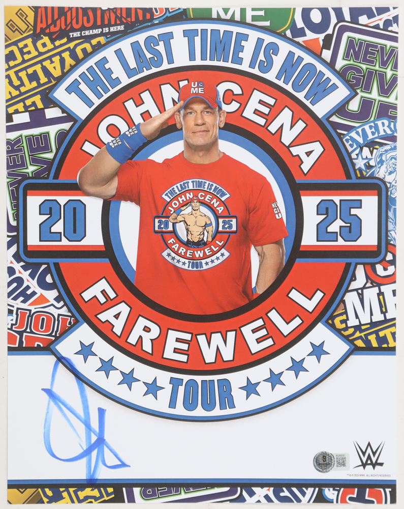 John Cena Signed WWE 11x14 Photo (Beckett) at PristineAuction.com John Cena Signed WWE 11x14 Photo (Beckett) at PristineAuction.com