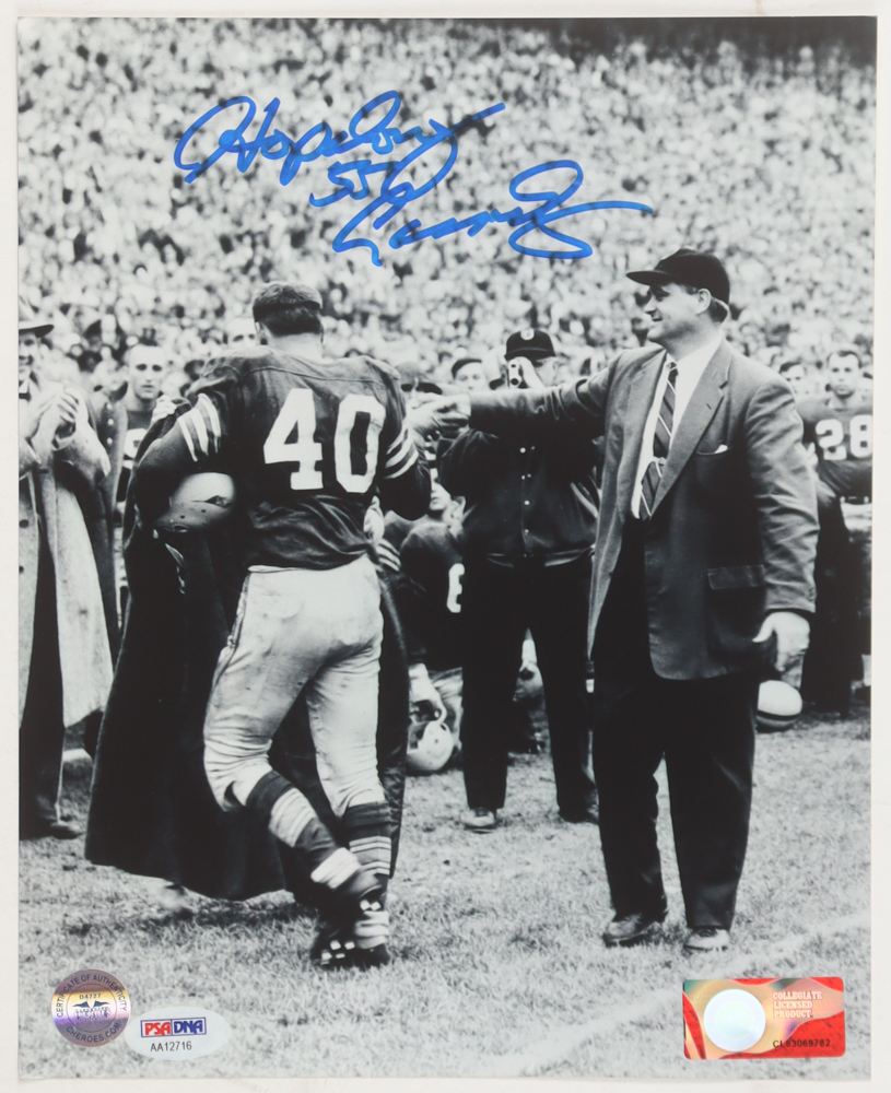 Howard "Hopalong" Cassady Signed Ohio State Buckeyes 8x10 Photo (PSA) at PristineAuction.com Howard "Hopalong" Cassady Signed Ohio State Buckeyes 8x10 Photo (PSA) at PristineAuction.com