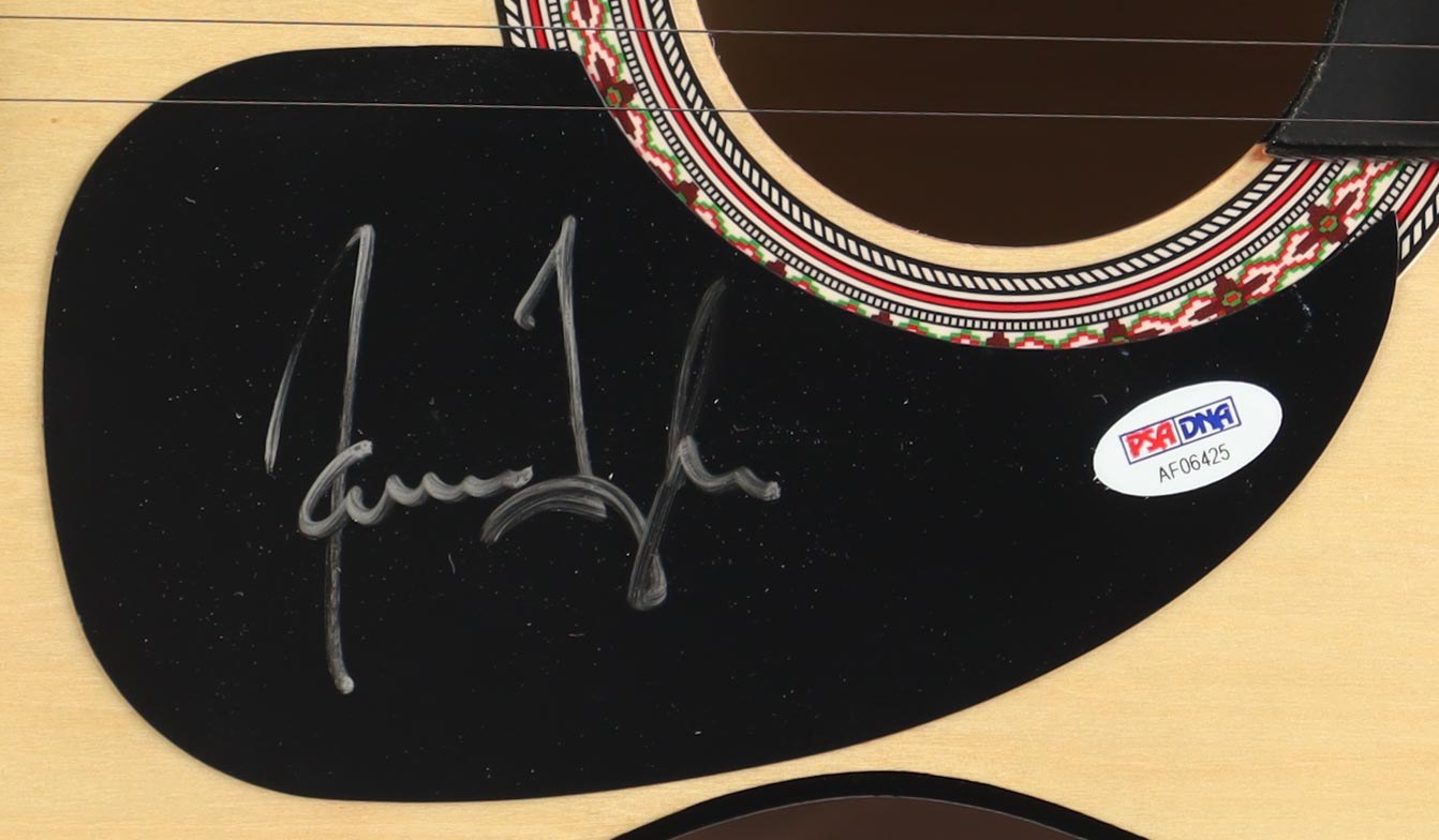 James Taylor Signed 39" Acoustic Guitar (PSA) at PristineAuction.com James Taylor Signed 39" Acoustic Guitar (PSA) at PristineAuction.com