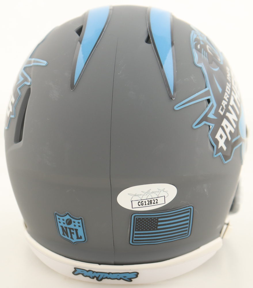 Dave Canales Signed Panthers Speed Mini Helmet (JSA) at PristineAuction.com Dave Canales Signed Panthers Speed Mini Helmet (JSA) at PristineAuction.com