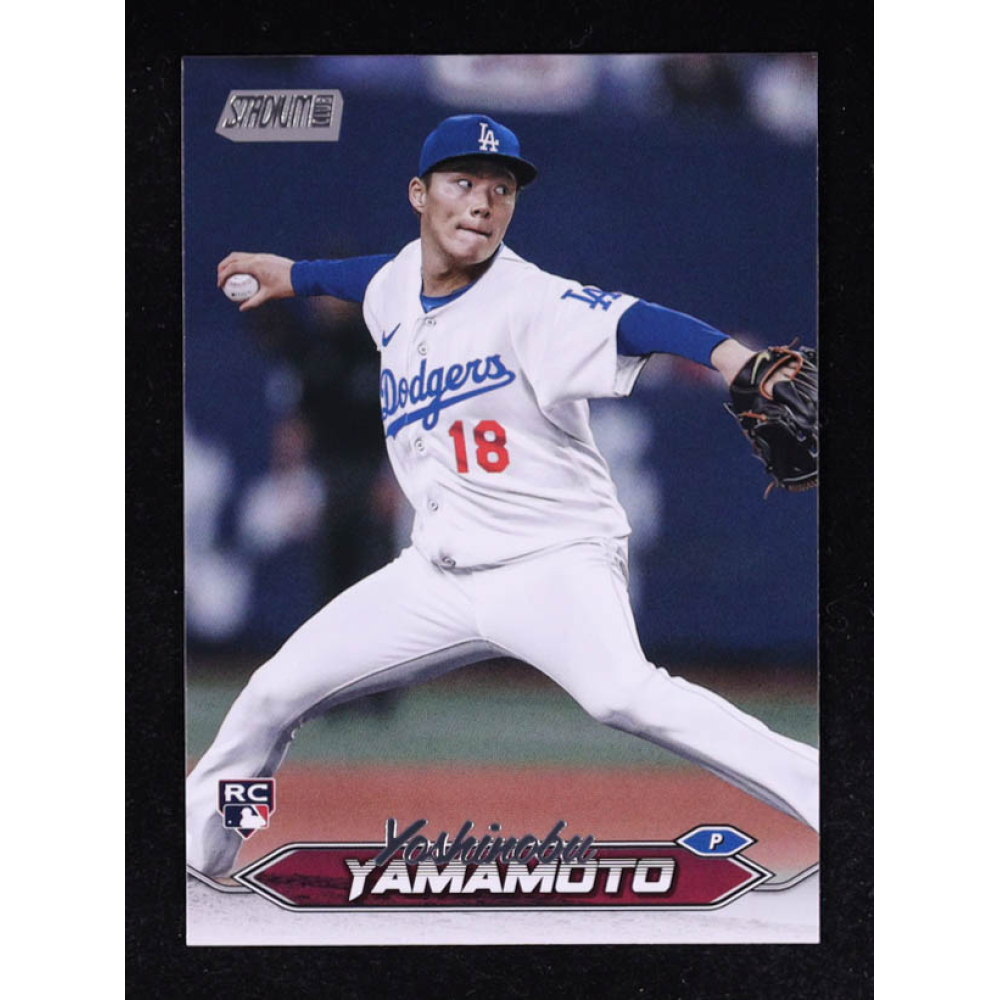 Yoshinobu Yamamoto 2024 Stadium Club #114 RC at PristineAuction.com