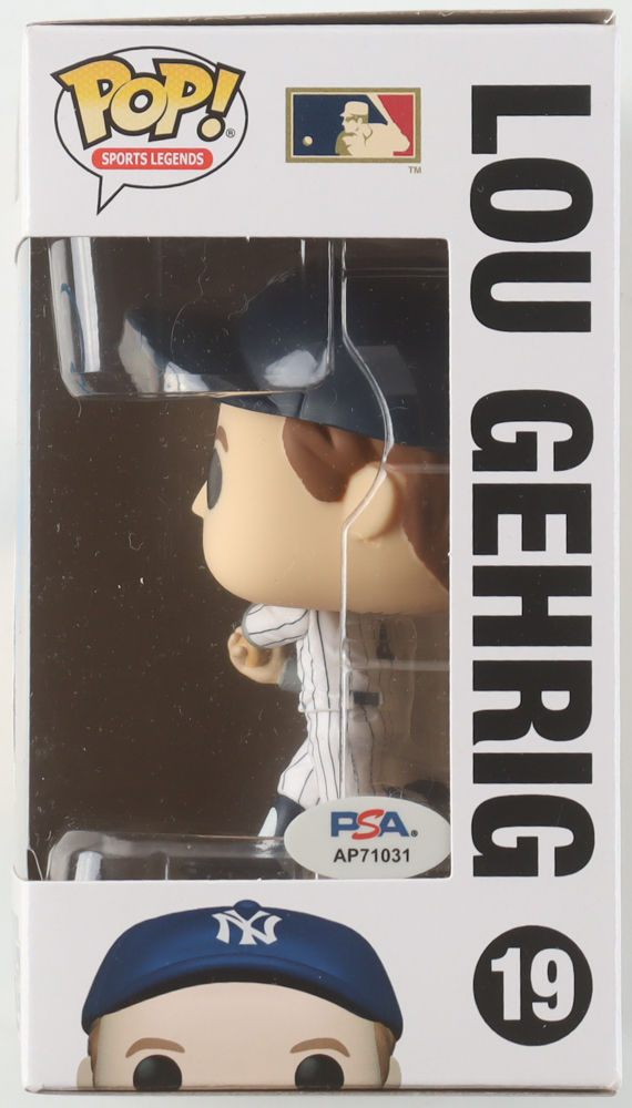 Joe Torre Signed "New York Yankees" #19 Lou Gehrig Funko Pop! Vinyl Figure (PSA) at PristineAuction.com Joe Torre Signed "New York Yankees" #19 Lou Gehrig Funko Pop! Vinyl Figure (PSA) at PristineAuction.com