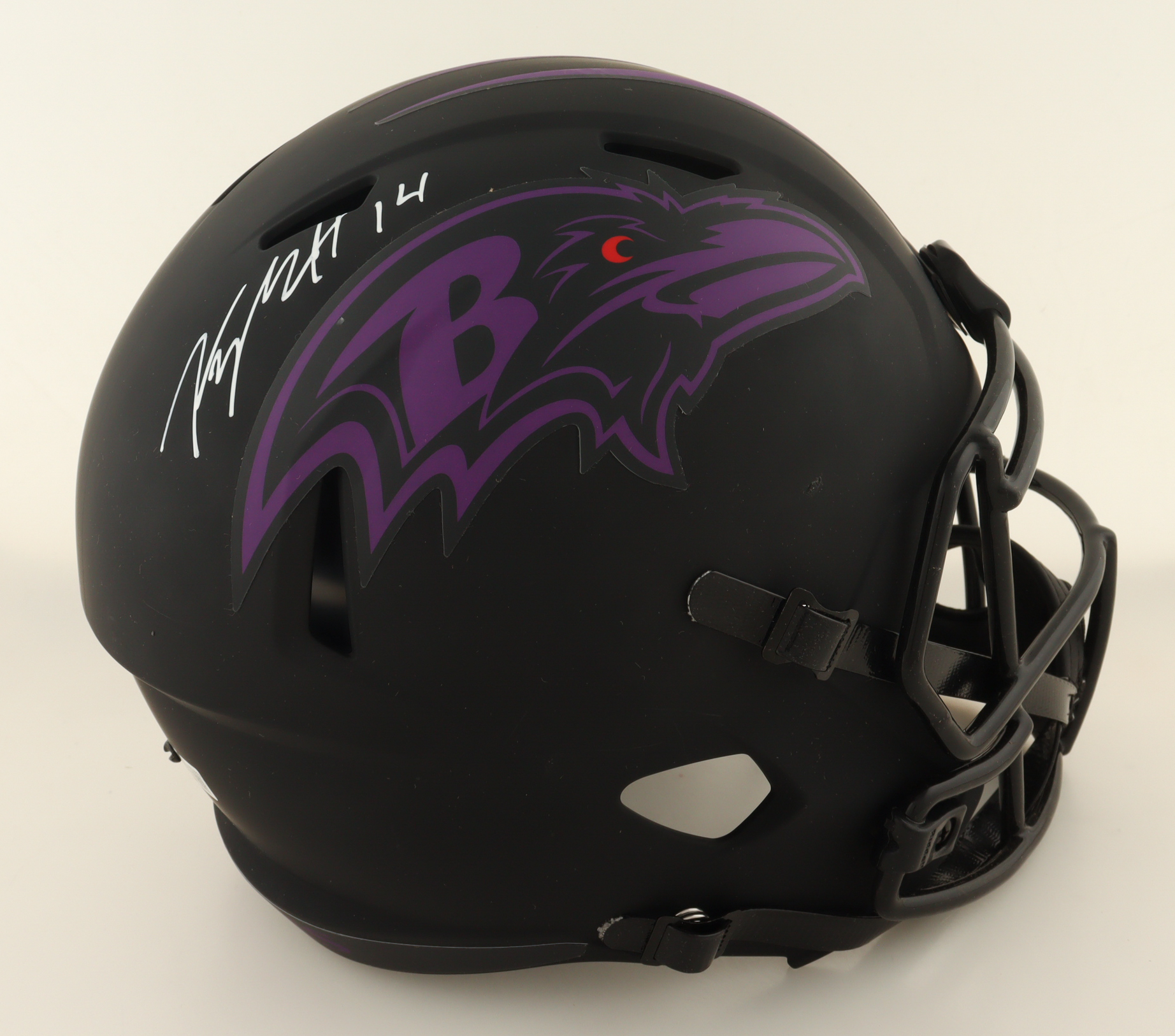 Kyle Hamilton Signed Ravens Full-Size Eclipse Alternate Speed Helmet (Beckett) at PristineAuction.com Kyle Hamilton Signed Ravens Full-Size Eclipse Alternate Speed Helmet (Beckett) at PristineAuction.com