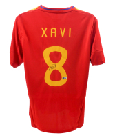 Xavi Hernandez Signed Spain National Team Adidas Authentic Jersey (Beckett) at PristineAuction.com