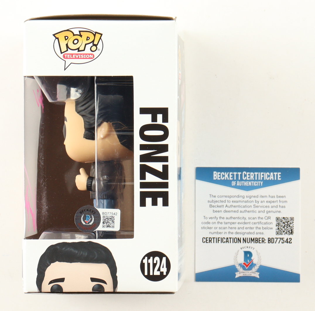 Henry Winkler Signed "Happy Days" #1124 Fonzie Funko Pop! Vinyl Figure Inscribed "Fonz" (Beckett) at PristineAuction.com Henry Winkler Signed "Happy Days" #1124 Fonzie Funko Pop! Vinyl Figure Inscribed "Fonz" (Beckett) at PristineAuction.com