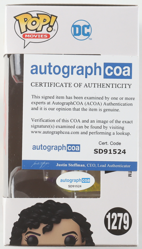 Meagan Good Signed "Shazam! Fury of The Gods" #1279 Darla Funko Pop! Vinyl Figure (ACOA) at PristineAuction.com Meagan Good Signed "Shazam! Fury of The Gods" #1279 Darla Funko Pop! Vinyl Figure (ACOA) at PristineAuction.com