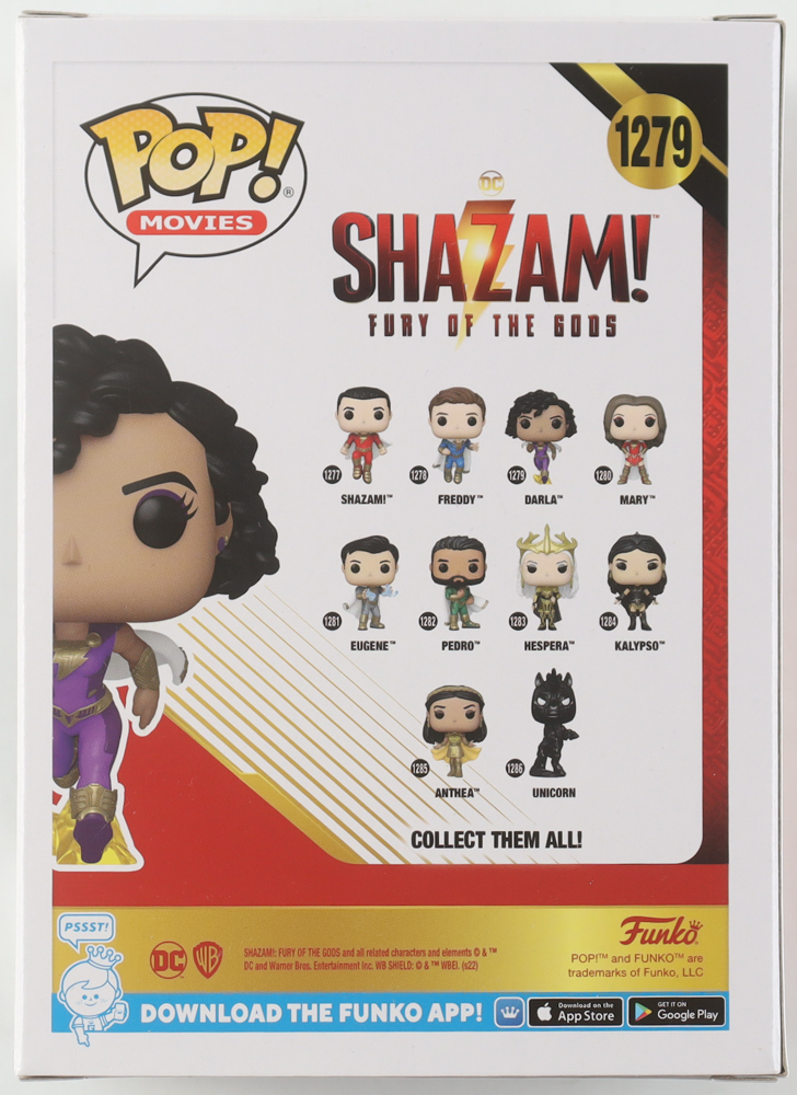 Meagan Good Signed "Shazam! Fury of The Gods" #1279 Darla Funko Pop! Vinyl Figure (ACOA) at PristineAuction.com Meagan Good Signed "Shazam! Fury of The Gods" #1279 Darla Funko Pop! Vinyl Figure (ACOA) at PristineAuction.com