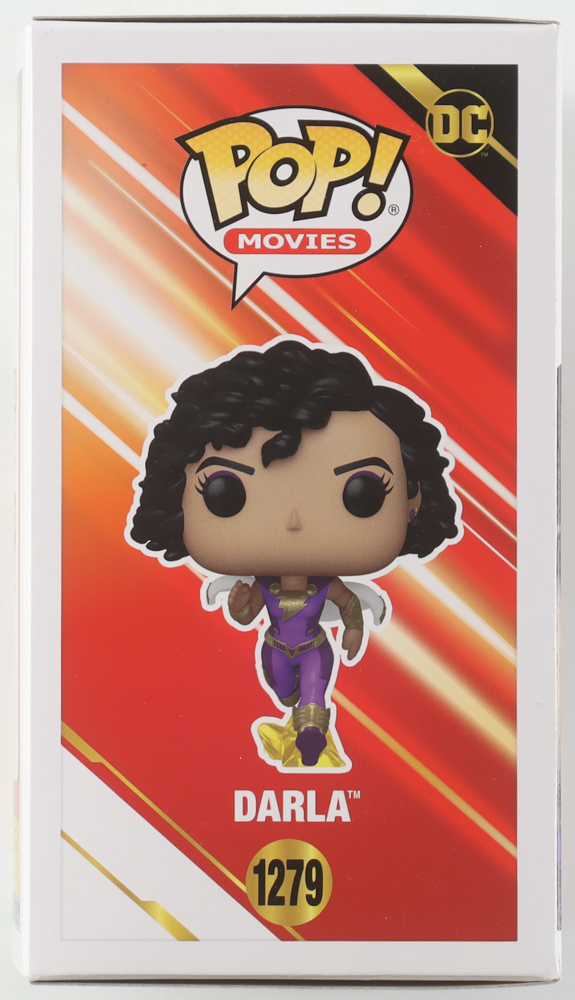 Meagan Good Signed "Shazam! Fury of The Gods" #1279 Darla Funko Pop! Vinyl Figure (ACOA) at PristineAuction.com Meagan Good Signed "Shazam! Fury of The Gods" #1279 Darla Funko Pop! Vinyl Figure (ACOA) at PristineAuction.com