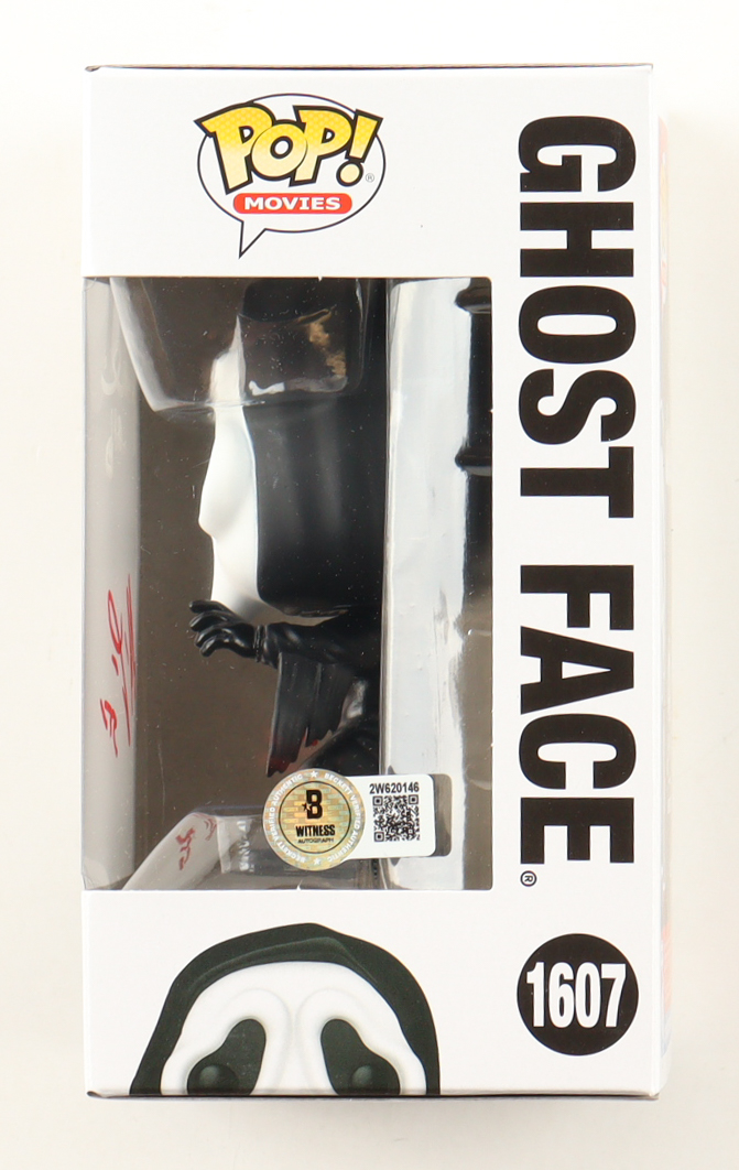 Matthew Lillard & Skeet Ulrich Signed "Ghost Face" #1607 Ghost Face Funko Pop! Vinyl Figure Inscribed "Billy" & "Stu" (Beckett) at PristineAuction.com Matthew Lillard & Skeet Ulrich Signed "Ghost Face" #1607 Ghost Face Funko Pop! Vinyl Figure Inscribed "Billy" & "Stu" (Beckett) at PristineAuction.com