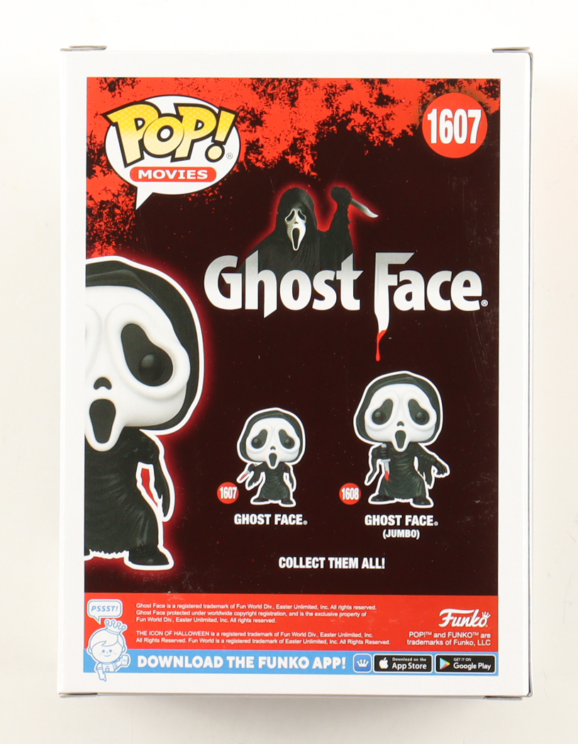 Matthew Lillard & Skeet Ulrich Signed "Ghost Face" #1607 Ghost Face Funko Pop! Vinyl Figure Inscribed "Billy" & "Stu" (Beckett) at PristineAuction.com Matthew Lillard & Skeet Ulrich Signed "Ghost Face" #1607 Ghost Face Funko Pop! Vinyl Figure Inscribed "Billy" & "Stu" (Beckett) at PristineAuction.com