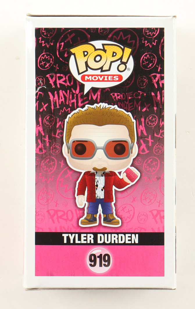 Brad Pitt Signed "Fight Club" #919 Tyler Durden Funko Pop! Vinyl Figure (Beckett) at PristineAuction.com Brad Pitt Signed "Fight Club" #919 Tyler Durden Funko Pop! Vinyl Figure (Beckett) at PristineAuction.com