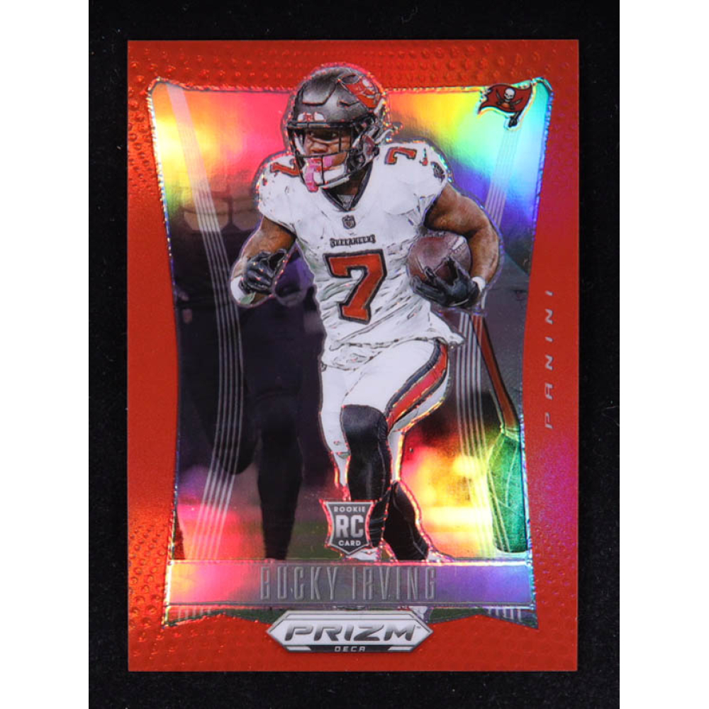Bucky Irving  2024 Panini Prizm Deca Prizms Red #276 RC at PristineAuction.com