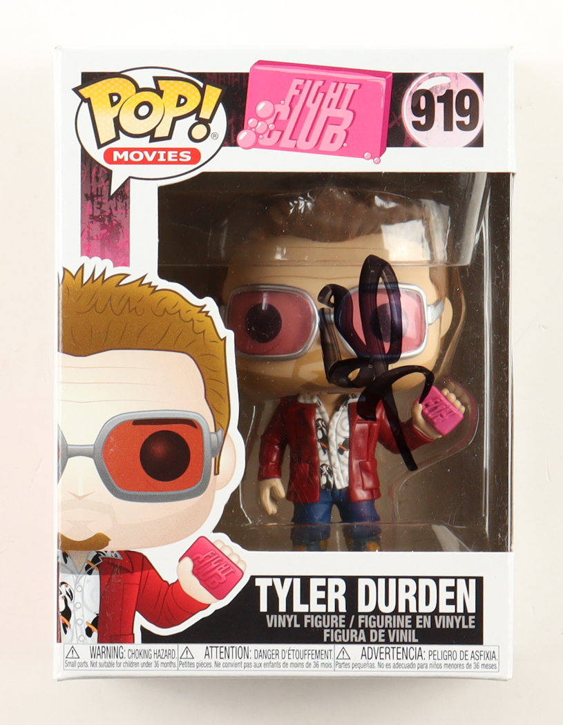 Brad Pitt Signed "Fight Club" #919 Tyler Durden Funko Pop! Vinyl Figure (Beckett) at PristineAuction.com Brad Pitt Signed "Fight Club" #919 Tyler Durden Funko Pop! Vinyl Figure (Beckett) at PristineAuction.com