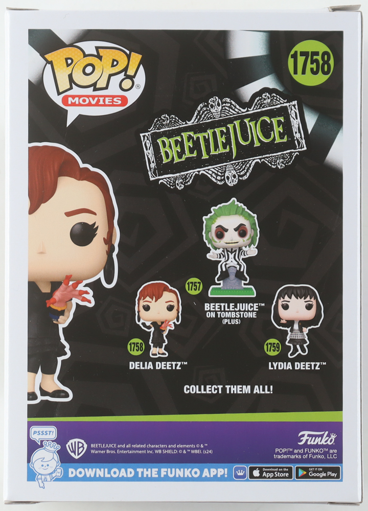 Catherine O'Hara Signed "Beetlejuice" #1758 Delia Deetz Funko Pop! Vinyl Figure (PSA) at PristineAuction.com Catherine O'Hara Signed "Beetlejuice" #1758 Delia Deetz Funko Pop! Vinyl Figure (PSA) at PristineAuction.com