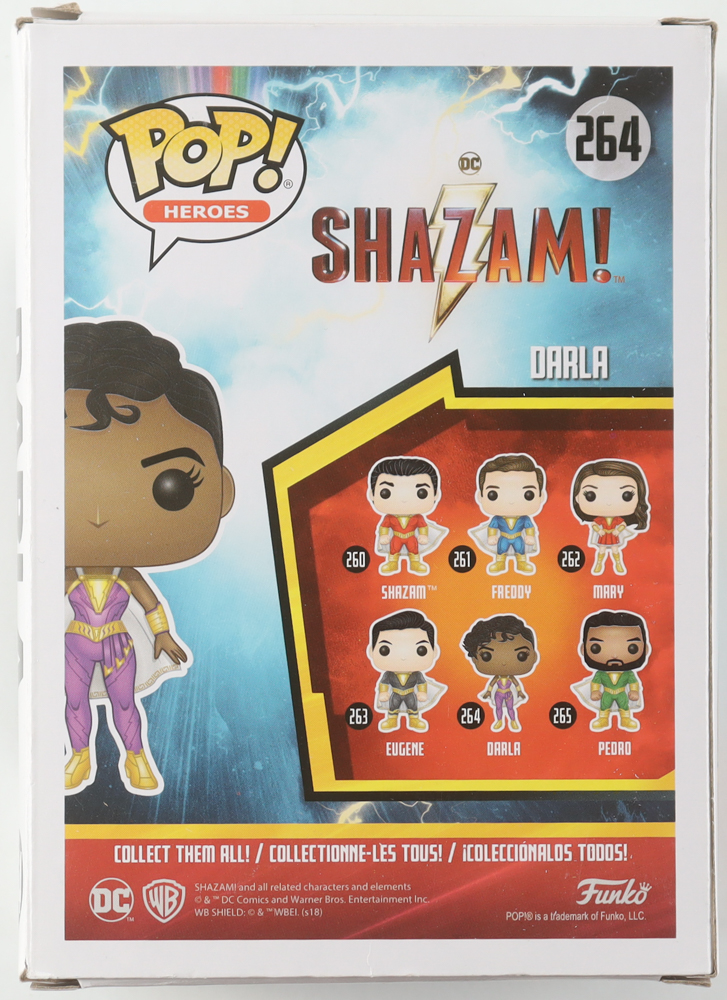 Meagan Good Signed "Shazam!" #264 Darla Funko Pop! Vinyl Figure (ACOA) at PristineAuction.com Meagan Good Signed "Shazam!" #264 Darla Funko Pop! Vinyl Figure (ACOA) at PristineAuction.com