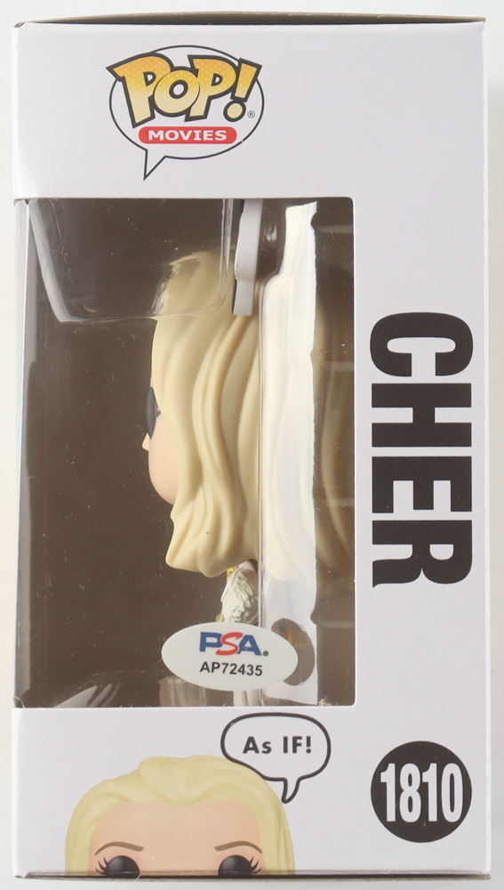 Alicia Silverstone Signed "Clueless" #1810 Cher Funko Pop! Vinyl Figure (PSA) at PristineAuction.com Alicia Silverstone Signed "Clueless" #1810 Cher Funko Pop! Vinyl Figure (PSA) at PristineAuction.com