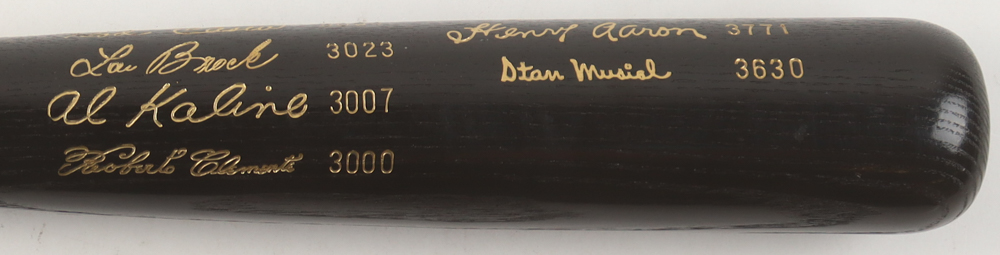 "3,000 Hit Club" LE Louisville Slugger Commemorative Hall of Fame Engraved Baseball Bat at PristineAuction.com "3,000 Hit Club" LE Louisville Slugger Commemorative Hall of Fame Engraved Baseball Bat at PristineAuction.com