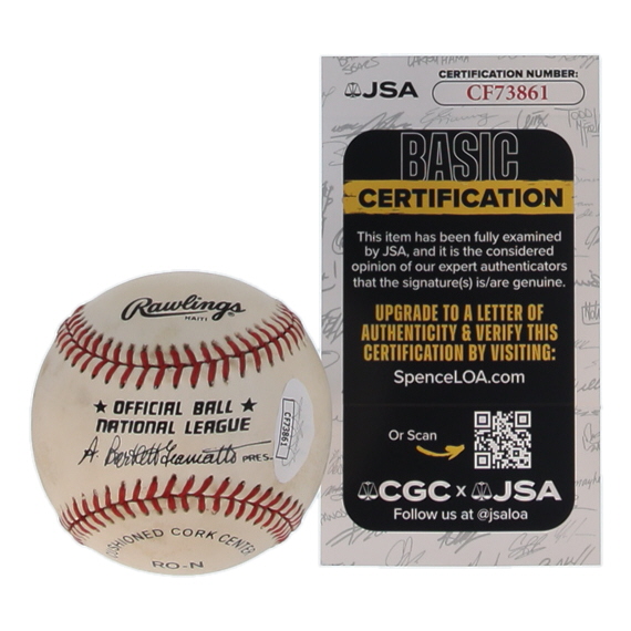 Bob Gibson Signed ONL Baseball (JSA) at PristineAuction.com Bob Gibson Signed ONL Baseball (JSA) at PristineAuction.com