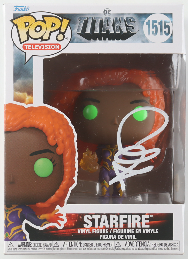 Anna Diop Signed "Titans" #1515 Starfire Funko Pop! Vinyl Figure (PSA) at PristineAuction.com Anna Diop Signed "Titans" #1515 Starfire Funko Pop! Vinyl Figure (PSA) at PristineAuction.com