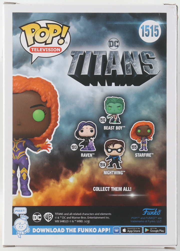 Anna Diop Signed "Titans" #1515 Starfire Funko Pop! Vinyl Figure (PSA) at PristineAuction.com Anna Diop Signed "Titans" #1515 Starfire Funko Pop! Vinyl Figure (PSA) at PristineAuction.com