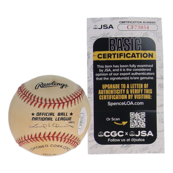 Ozzie Smith Signed ONL Baseball (JSA) at PristineAuction.com Ozzie Smith Signed ONL Baseball (JSA) at PristineAuction.com