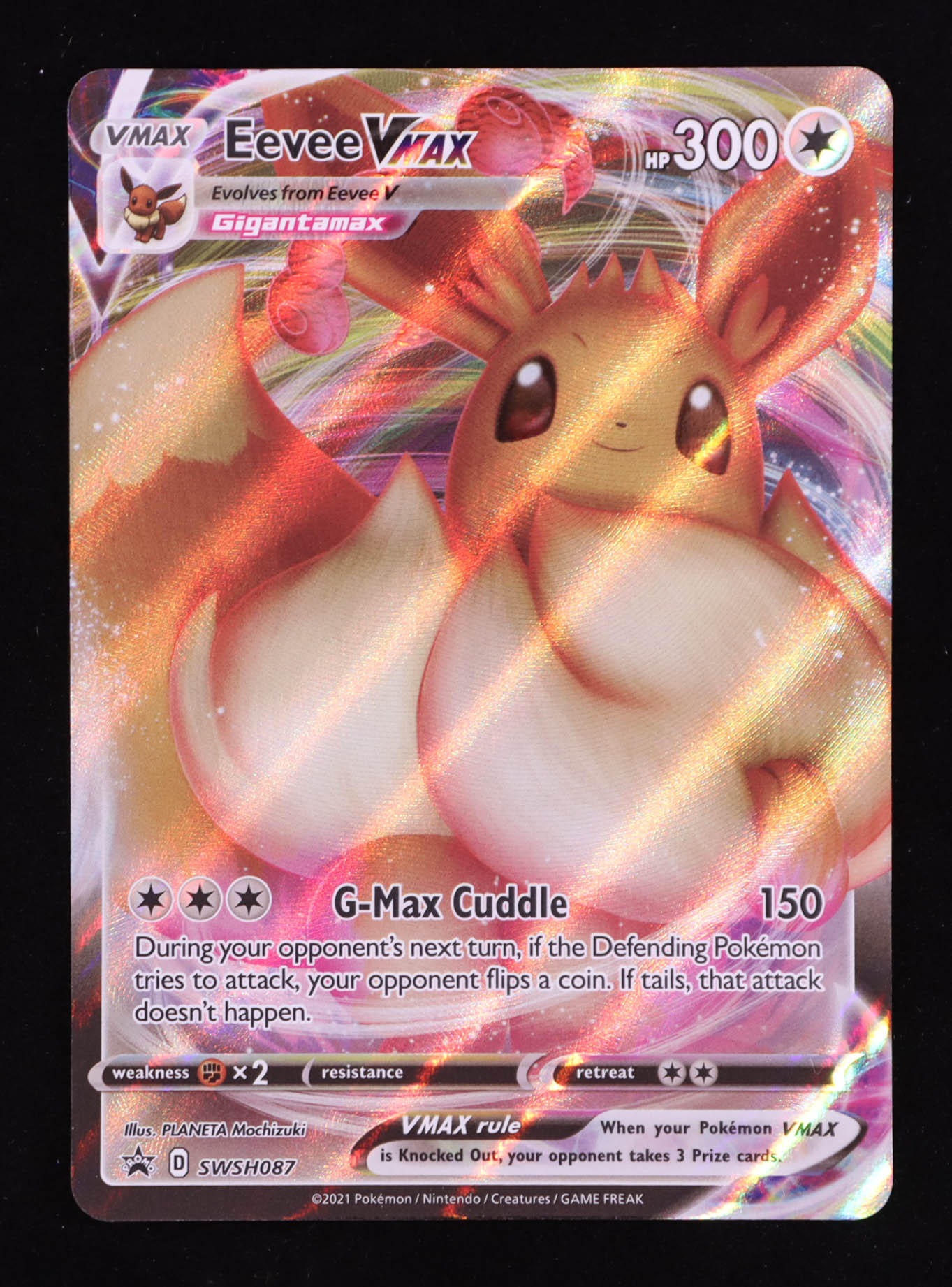 Eevee VMAX 2019 Pokemon Sword & Shield Promos Holo #87 at PristineAuction.com Eevee VMAX 2019 Pokemon Sword & Shield Promos Holo #87 at PristineAuction.com