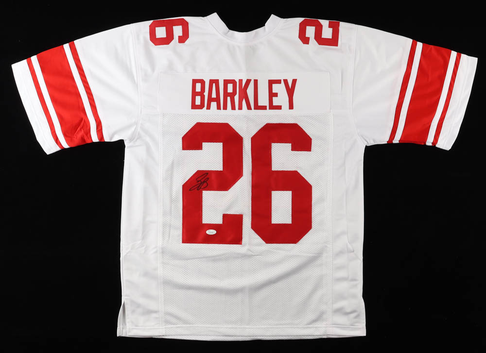 Saquon Barkley Signed Jersey (JSA) at PristineAuction.com Saquon Barkley Signed Jersey (JSA) at PristineAuction.com