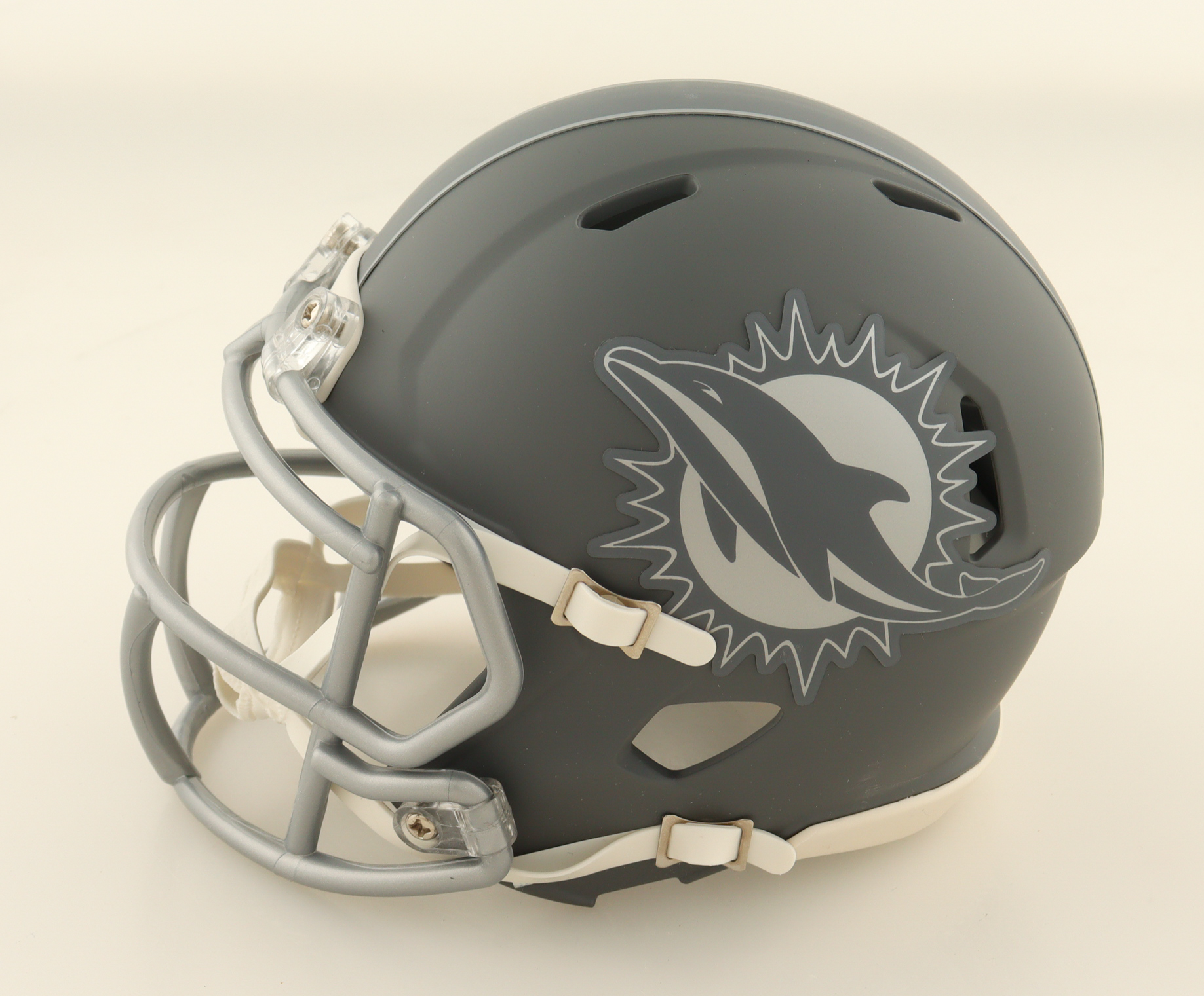 Odell Beckham Jr. & De'Von Achane Signed Dolphins Slate Alternate Speed Mini Helmet Inscribed "Phins Up!" (Beckett) at PristineAuction.com Odell Beckham Jr. & De'Von Achane Signed Dolphins Slate Alternate Speed Mini Helmet Inscribed "Phins Up!" (Beckett) at PristineAuction.com