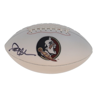 Deion Sanders Signed Florida State Seminoles Logo Football (Beckett) at PristineAuction.com