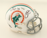 Odell Beckham Jr. & De'Von Achane Signed Dolphins Speed Mini Helmet (Beckett) at PristineAuction.com