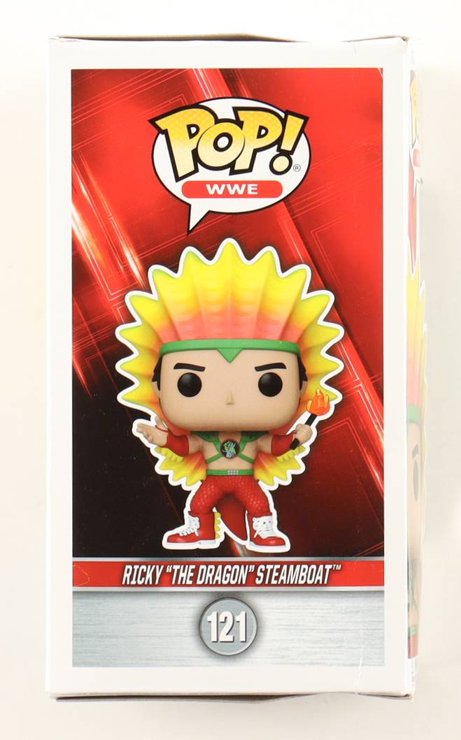 Ricky "The Dragon" Steamboat Signed WWE #121 Funko Pop! Vinyl Figure (Beckett) at PristineAuction.com Ricky "The Dragon" Steamboat Signed WWE #121 Funko Pop! Vinyl Figure (Beckett) at PristineAuction.com
