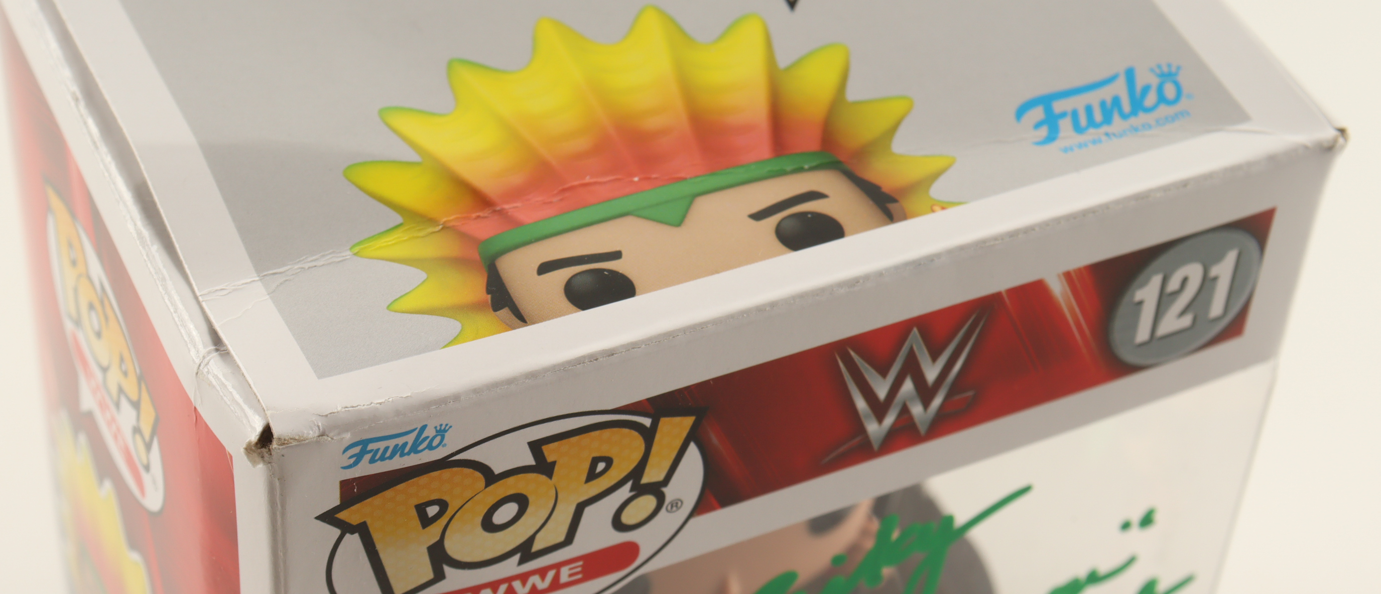 Ricky "The Dragon" Steamboat Signed WWE #121 Funko Pop! Vinyl Figure (Beckett) at PristineAuction.com Ricky "The Dragon" Steamboat Signed WWE #121 Funko Pop! Vinyl Figure (Beckett) at PristineAuction.com