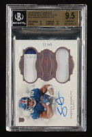 Saquon Barkley 2018 Panini Flawless Rookie Dual Patch Autographs #23 #04/25 RC (Beckett 9.5| Auto Grade BGS 10) at PristineAuction.com