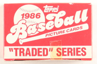 1986 Topps Traded Series Baseball Card Box (132) Cards at PristineAuction.com