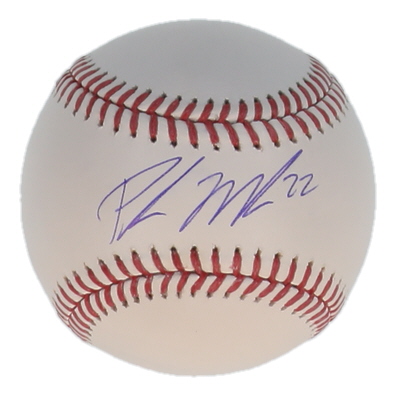 Parker Meadows Signed OML Baseball (Beckett) at PristineAuction.com Parker Meadows Signed OML Baseball (Beckett) at PristineAuction.com